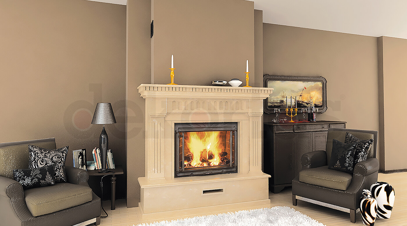 Model 618 Odunlu Şömine Modeli