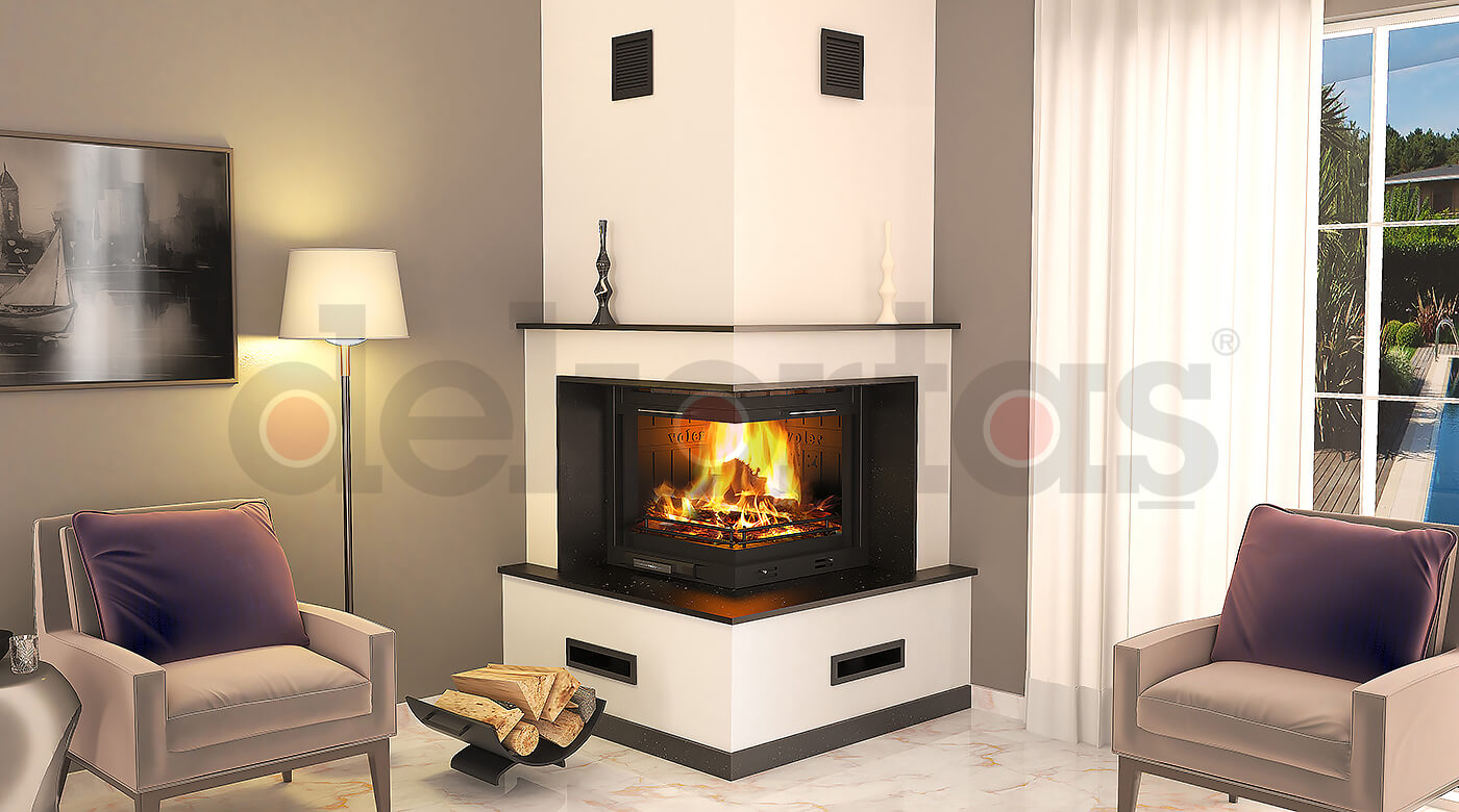 Model 906 Odunlu Şömine Modeli