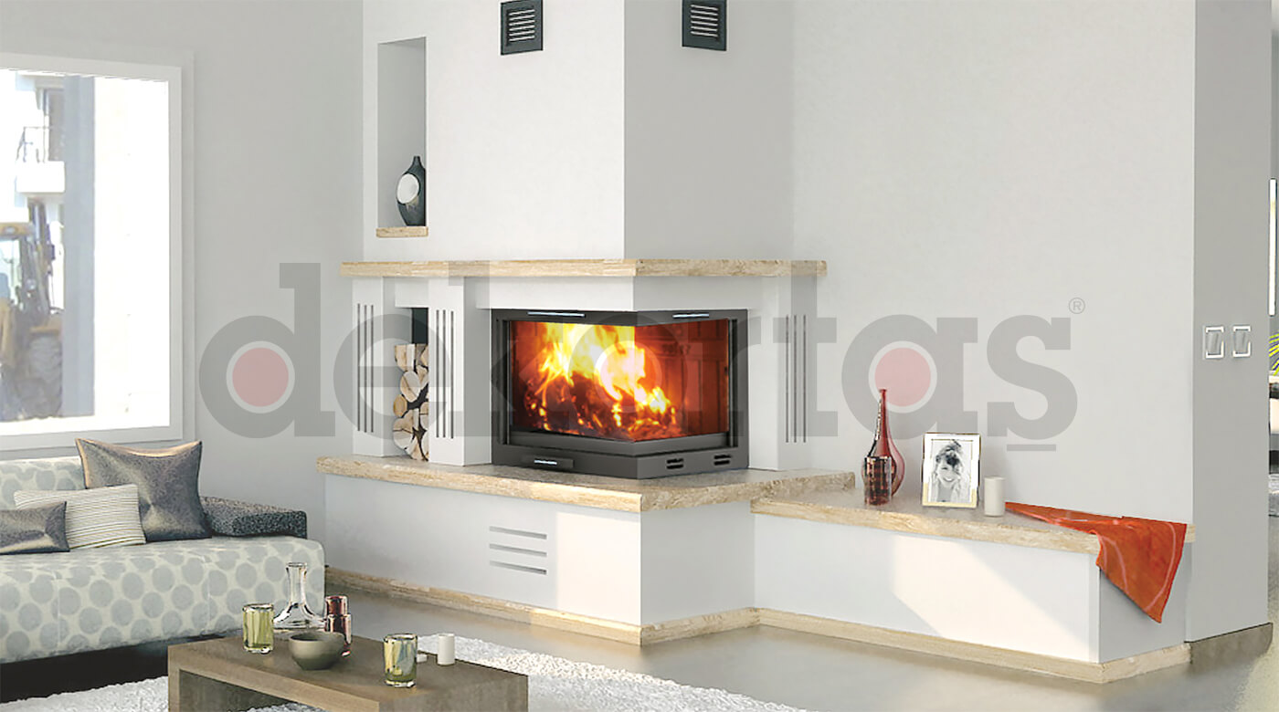 Model 934 Odunlu Şömine Modeli