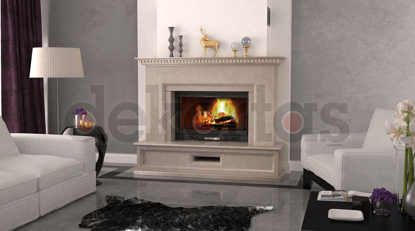 Model 609 Odunlu Şömine Modeli