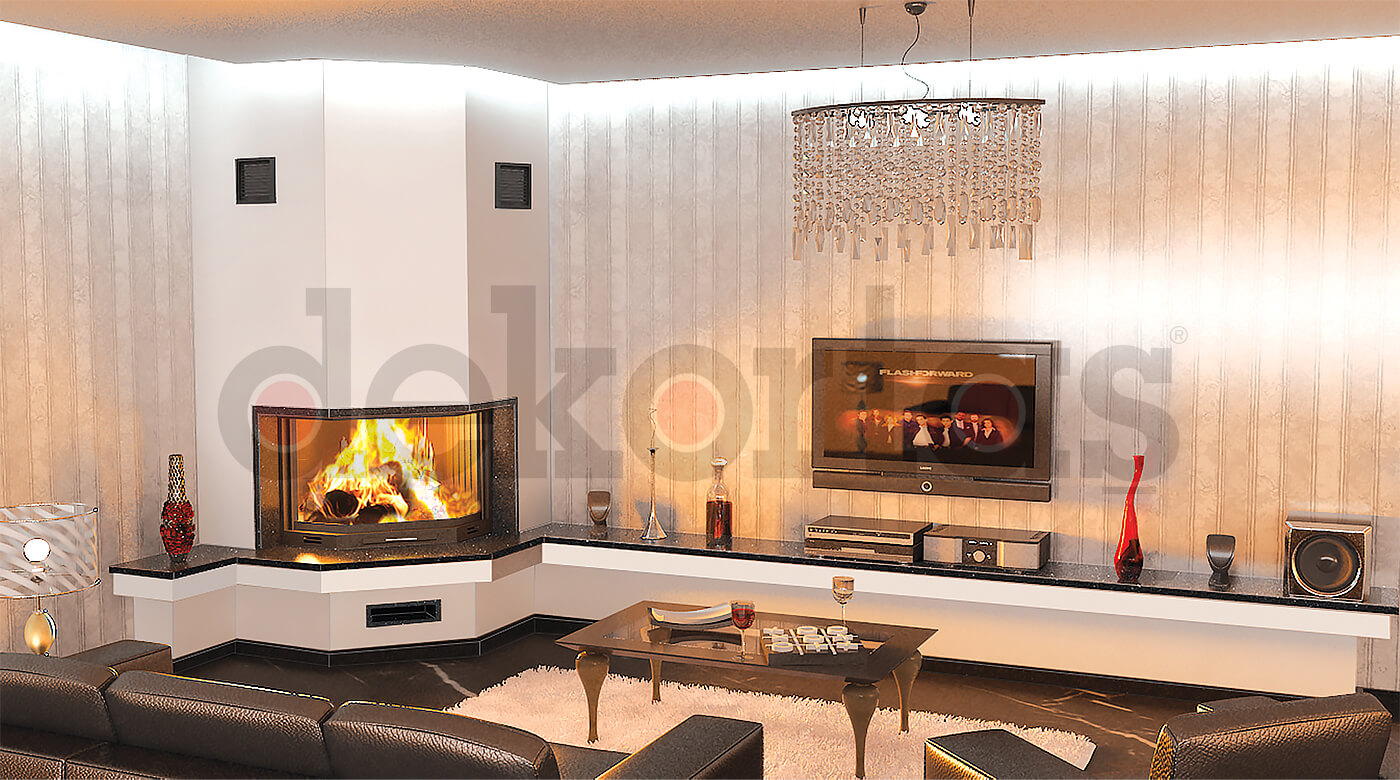 Model 928 Odunlu Şömine Modeli